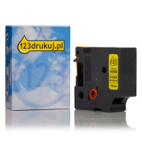 Dymo S0720880 / 45808 taśma nadruk czarny na żółtym 19 mm, wersja 123drukuj