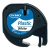 Dymo S0721610 / 91201 (S0721560 / 59422) taśma plastikowa biała 12 mm, oryginalna