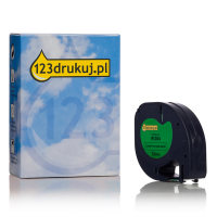 Dymo S0721640 / 91204 plastikowa taśma zielona 12 mm, wersja 123drukuj S0721640C 088309