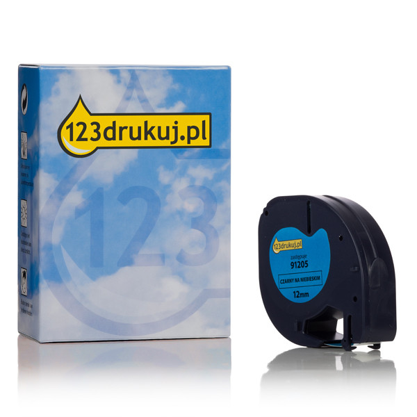 Dymo S0721650 / 91205 plastikowa taśma niebieska 12 mm, wersja 123drukuj S0721650C 088311 - 1