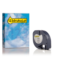 Dymo S0721730 / 91208 taśma, metaliczna srebrna 12 mm, wersja 123drukuj 088315