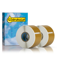 Dymo S0722400 / 99012 szerokie, złote etykiety adresowe, 2 rolki, wersja 123drukuj 089366