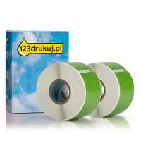 Dymo S0722400 / 99012 szerokie, zielone etykiety adresowe, 2 rolki, wersja 123drukuj 089365