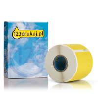 Dymo S0722430 / 99014 żółte etykiety wysyłkowe / na identyfikatory imienne, wersja 123drukuj 089372