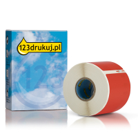 Dymo S0722430 / 99014 czerwone etykiety wysyłkowe / na identyfikatory imienne, wersja 123drukuj 089371
