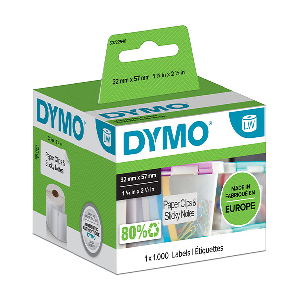 Dymo S0722540 / 11354 usuwalne etykiety uniwersalne, oryginalne S0722540 088520 - 1