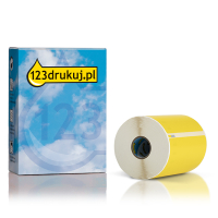 Dymo S0904980 bardzo duże, żółte etykiety wysyłkowe, wersja 123drukuj 089380