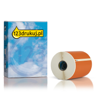 Dymo S0904980 bardzo duże, pomarańczowe etykiety wysyłkowe, wersja 123drukuj 089381