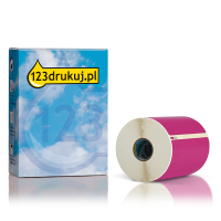 Dymo S0904980 bardzo duże, różowe etykiety wysyłkowe, wersja 123drukuj 089383