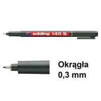 Edding Marker Edding 140S czarny (okrągły 0,3 mm) 4-140001 200670