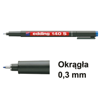 Edding Marker Edding 140S niebieski (okrągły 0,3 mm) 4-140003 200674