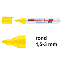 Marker do szkła Edding 95 żółty (okrągły 1,5 - 3 mm) 240586