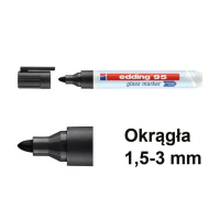 Marker do szkła Edding 95 czarny (okrągły 1,5 - 3 mm) 240585