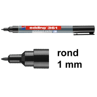 Edding Marker do tablicy Edding 361 czarny (okrągły 1 mm) 4-361001 200654