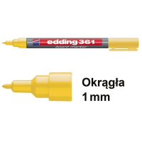 Edding Marker do tablicy edding 361 żółty (okrągły 1 mm) 4-361005 200845