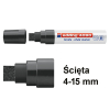 Edding Marker kredowy Edding 4090 czarny (ścięta 4–15 mm) 4-4090001 200887