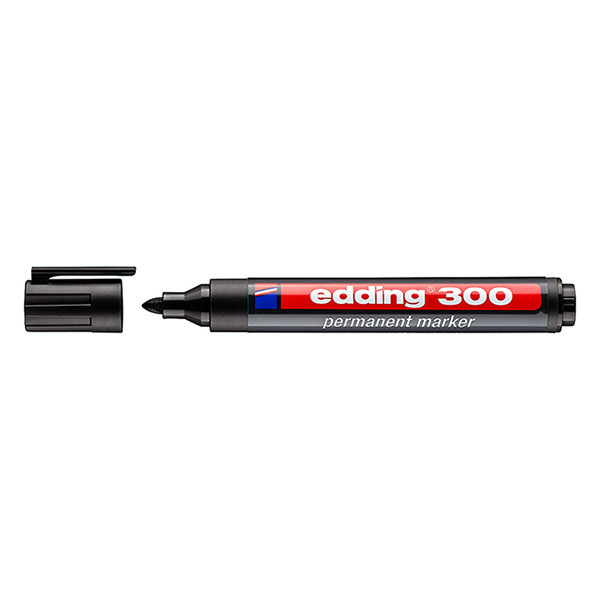 Edding Marker permanentny Edding 300 czarny (okrągły 1,5 - 3 mm) 4-300001 246316 - 1