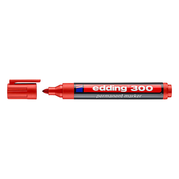 Edding Marker permanentny Edding 300 czerwony (okrągły 1,5 -3 mm) 4-300002 246318 - 1
