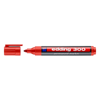 Edding Marker permanentny Edding 300 czerwony (okrągły 1,5 -3 mm) 4-300002 246318