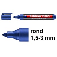 Edding Marker permanentny Edding 300 niebieski (okrągły 1,5 - 3 mm) 4-300003 246317