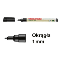 Marker permanentny Edding EcoLine 25 czarny (okrągły 1 mm) 240338
