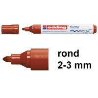 Marker tekstylny Edding 4500 brązowy (okrągły 2-3 mm) 200730