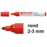 Marker tekstylny Edding 4500 czerwony (okrągły 2-3 mm) 200720