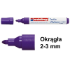 Marker tekstylny Edding 4500 filoletowy (okrągły 2-3 mm) 200732 - 1