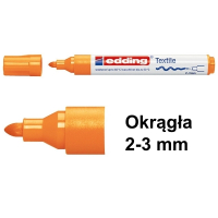 Marker tekstylny Edding 4500 neonowy pomarańczowy (okrągły 2-3 mm) 200885