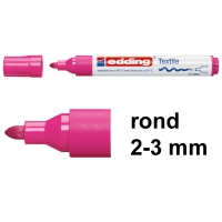 Marker tekstylny Edding 4500 neonowy różowy (okrągły 2-3 mm) 200748