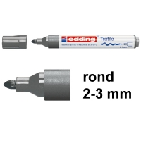 Marker tekstylny Edding 4500 szary (okrągły 2-3 mm) 200740