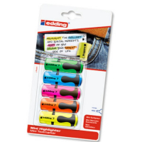 Edding mini zestaw zakreślaczy 5 kolorów neonowych 7/5-BLED 246460