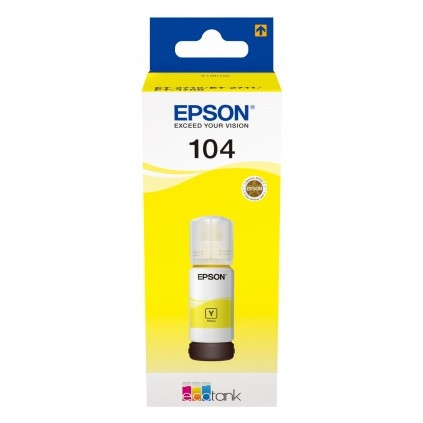 Epson 104 tusz żółty, oryginalny C13T00P440 052088 - 1