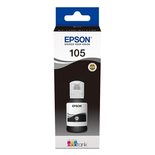 Epson 105 tusz czarny, oryginalny C13T00Q140 027160 - 1