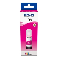 Epson 106 (C13T00R340) tusz czerwony, oryginalny C13T00R340 027166