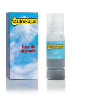 Epson 107 tusz jasnoniebieski, wersja 123drukuj C13T09B540C 083685