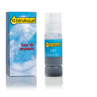 Epson 107 tusz niebieski, wersja 123drukuj C13T09B240C 083679