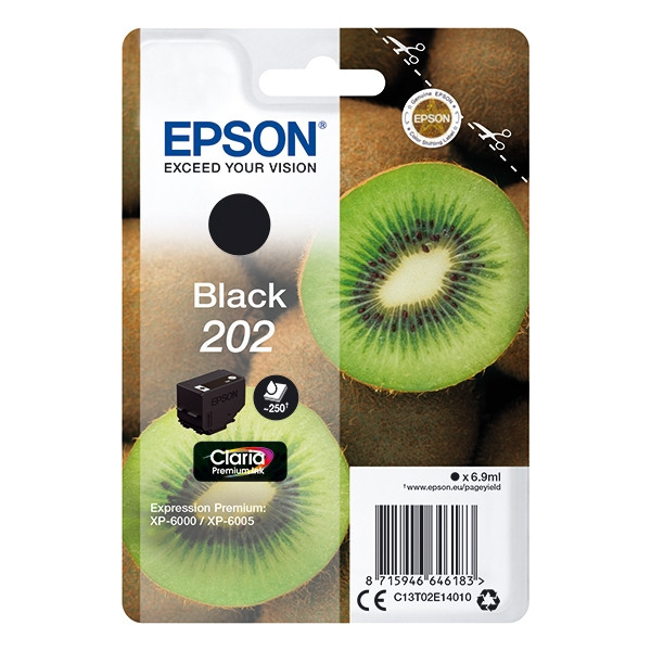Epson 202 (C13T02E14010) tusz czarny, oryginalny 027126 - 1