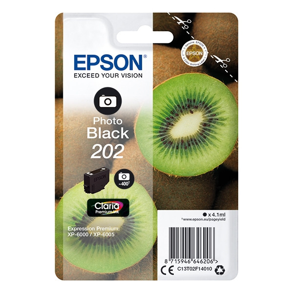 Epson 202 (C13T02F14010) tusz foto czarny, oryginalny 027128 - 1