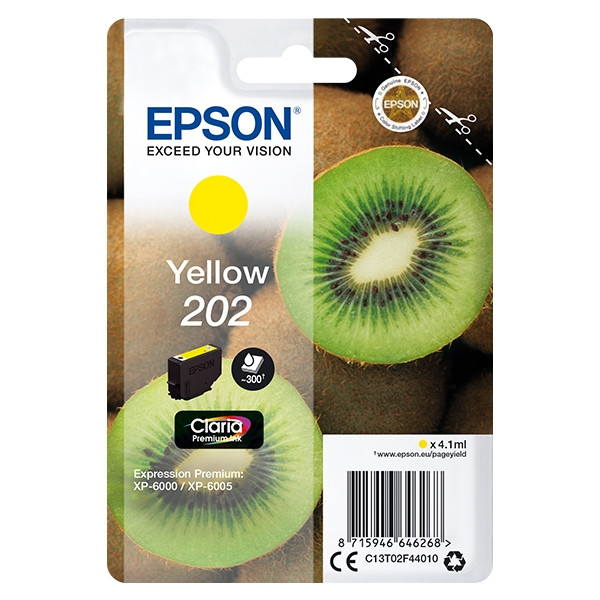 Epson 202 (C13T02F44010) tusz żółty, oryginalny 027134 - 1