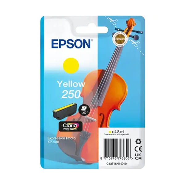 Epson 250  tusz żółty, oryginalny 652090 - 1