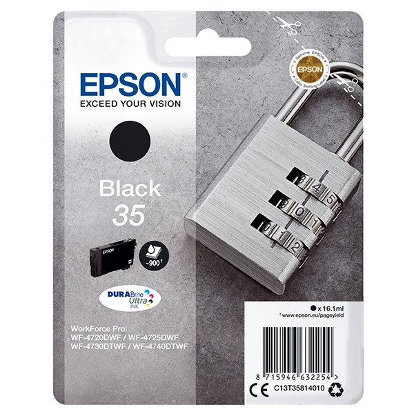 Epson 35 (T3581) tusz czarny, oryginalny C13T35814010 027026 - 1