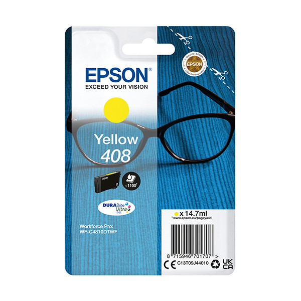 Epson 408 tusz żółty, oryginalny C13T09J44010 024122 - 1
