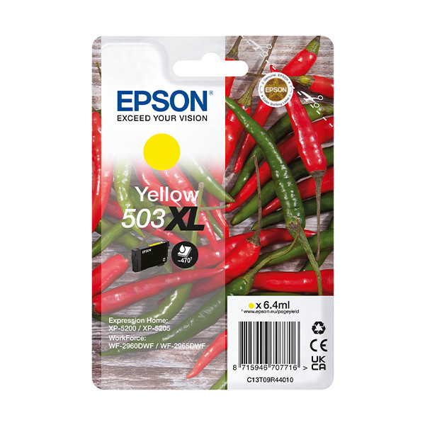 Epson 503XL tusz żółty (C13T09R44010), zwiększona pojemność, oryginalny C13T09R44010 652056 - 1