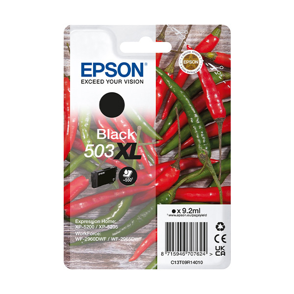 Epson 503XL tusz czarny (C13T09R14010), zwiększona pojemność, oryginalny C13T09R14010 652050 - 1