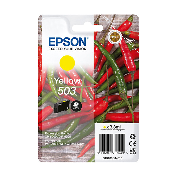 Epson 503 tusz żółty (C13T09Q44010), oryginalny C13T09Q44010 652046 - 1