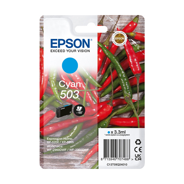 Epson 503 tusz niebieski (C13T09Q24010), oryginalny C13T09Q24010 652042 - 1