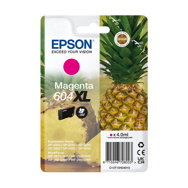 Epson 604XL tusz czerwony (C13T10H34010), zwiększona pojemność, oryginalny C13T10H34010 652074 - 1