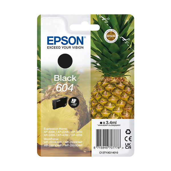 Epson 604 tusz czarny (C13T10G14010), oryginalny C13T10G14010 652060 - 1