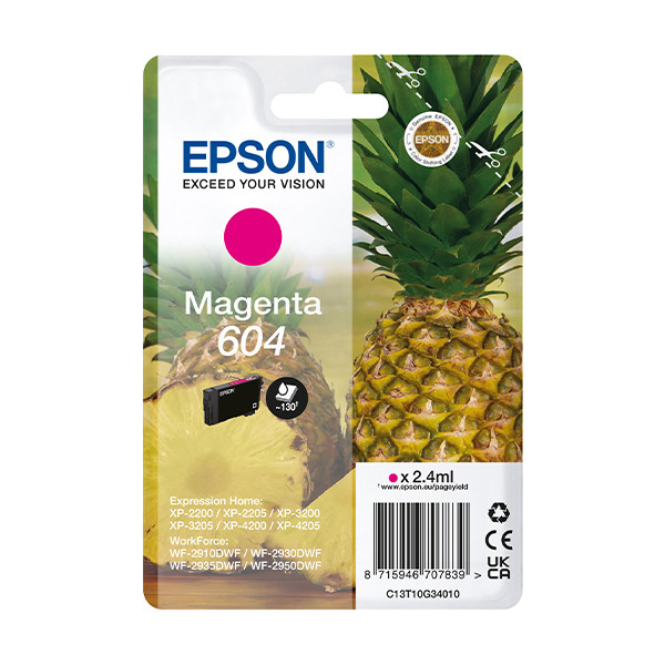 Epson 604 tusz czerwony (C13T10G34010), oryginalny C13T10G34010 652064 - 1